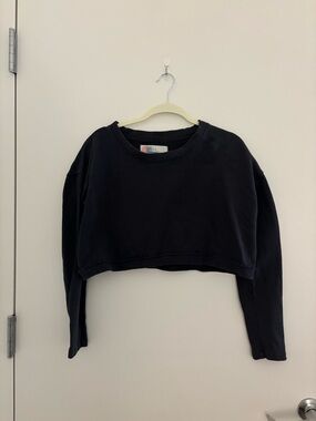 Free People Cropped Sweatshirt